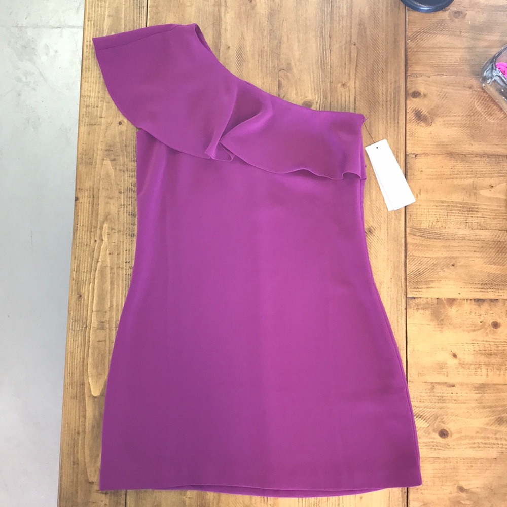 COOPER AND ELLA one shoulder Brooke dress